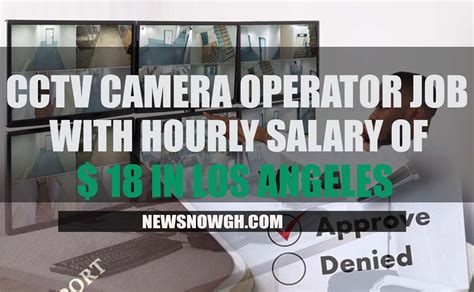 Cctv Operators Jobs (with Salaries) .